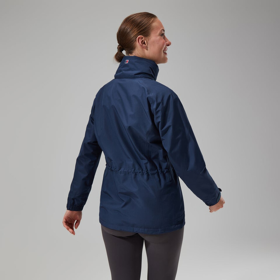 womens glissade gore-tex interactive jacket - dark blue berghaus