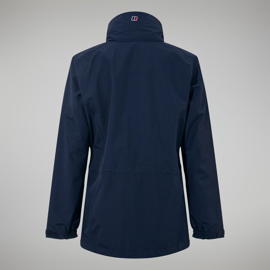 womens glissade gore-tex interactive jacket - dark blue berghaus