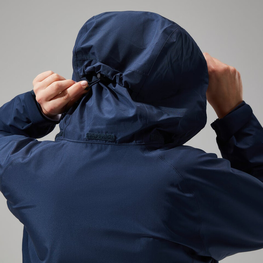 womens glissade gore-tex interactive jacket - dark blue berghaus