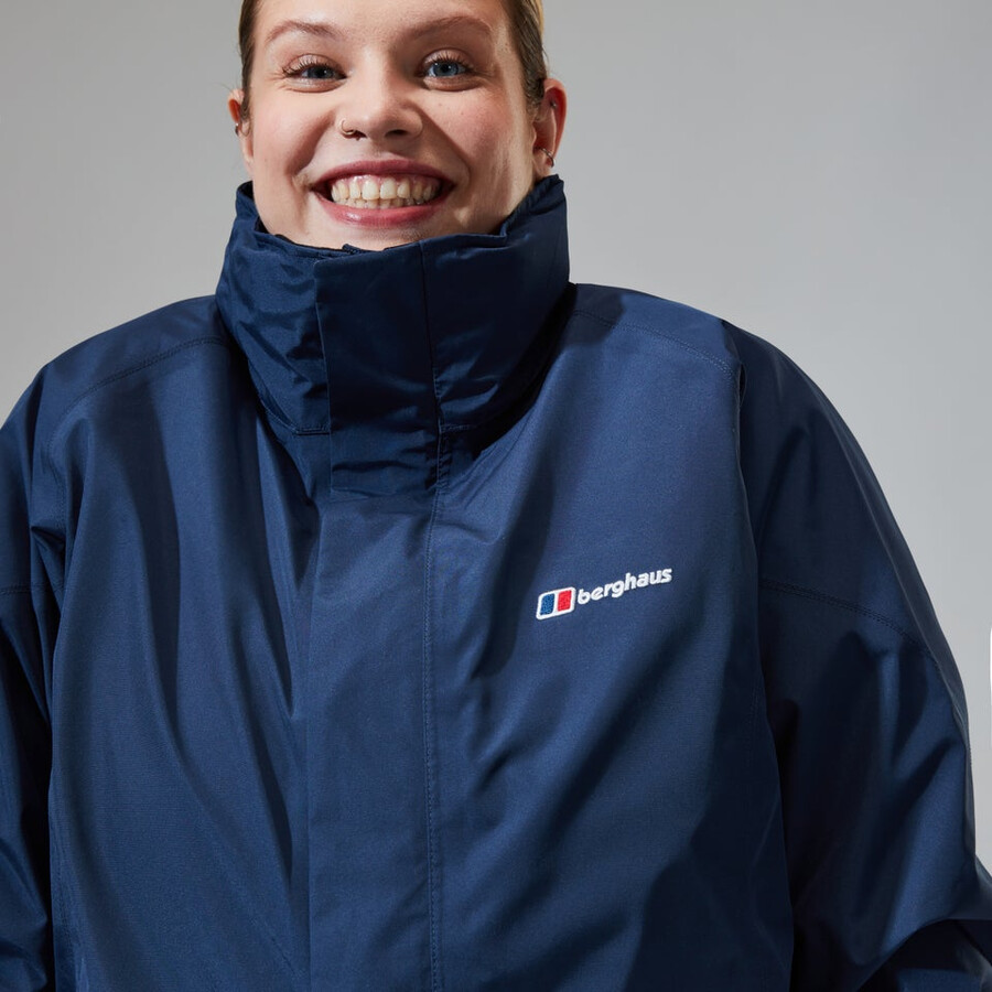 womens glissade gore-tex interactive jacket - dark blue berghaus