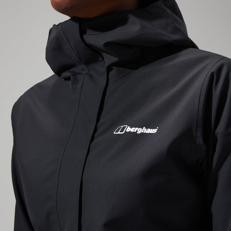 womens omeara long jacket - black berghaus