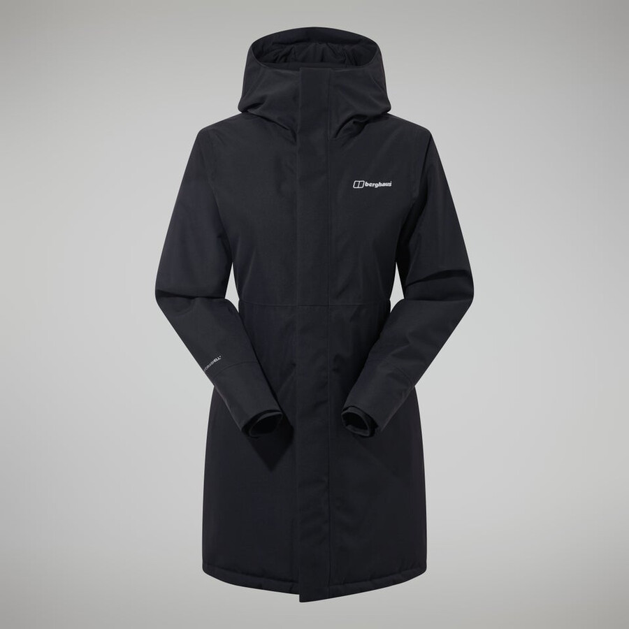 womens hinderwick hydroshell jacket - black berghaus