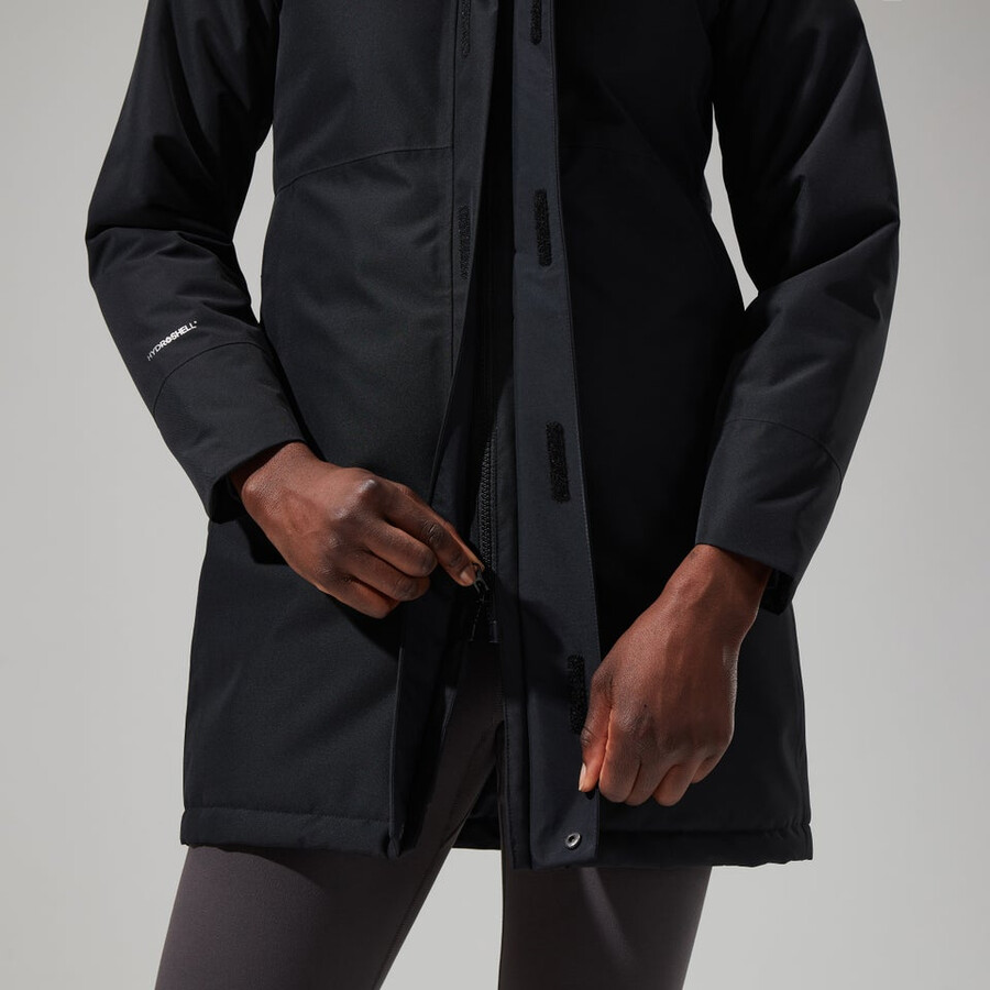 womens hinderwick hydroshell jacket - black berghaus