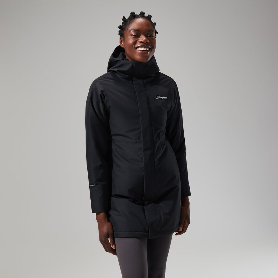 womens hinderwick hydroshell jacket - black berghaus