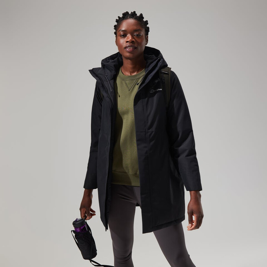 womens hinderwick hydroshell jacket - black berghaus