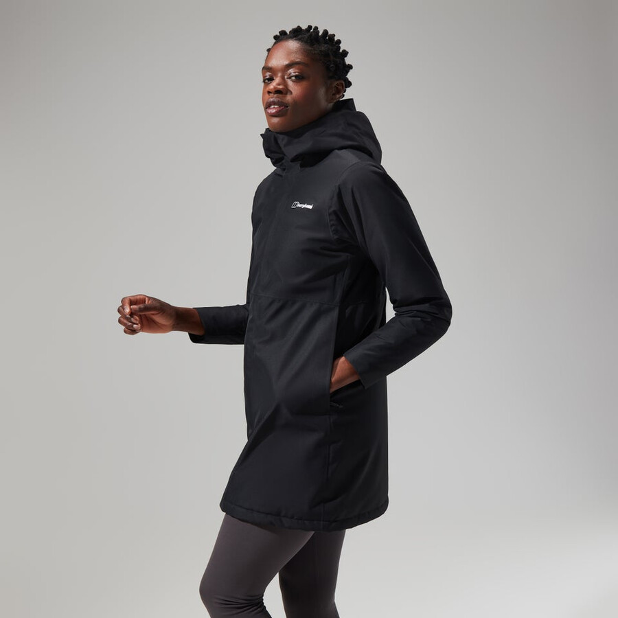 womens hinderwick hydroshell jacket - black berghaus