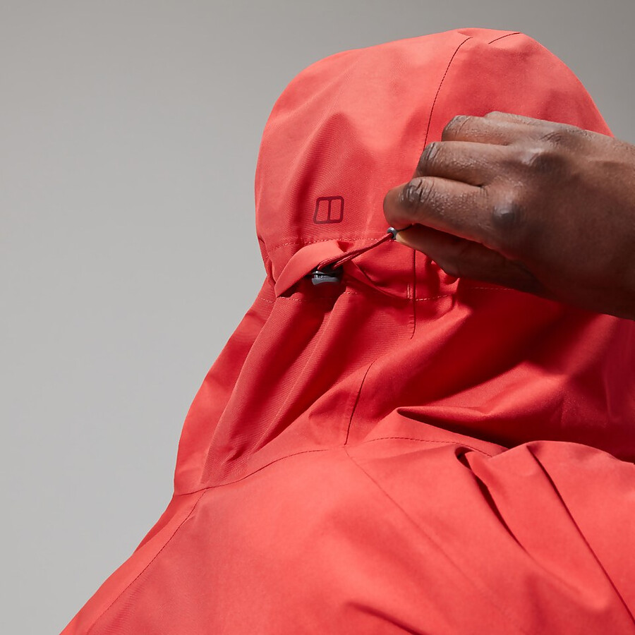 womens highraise gore-tex jacket - red berghaus