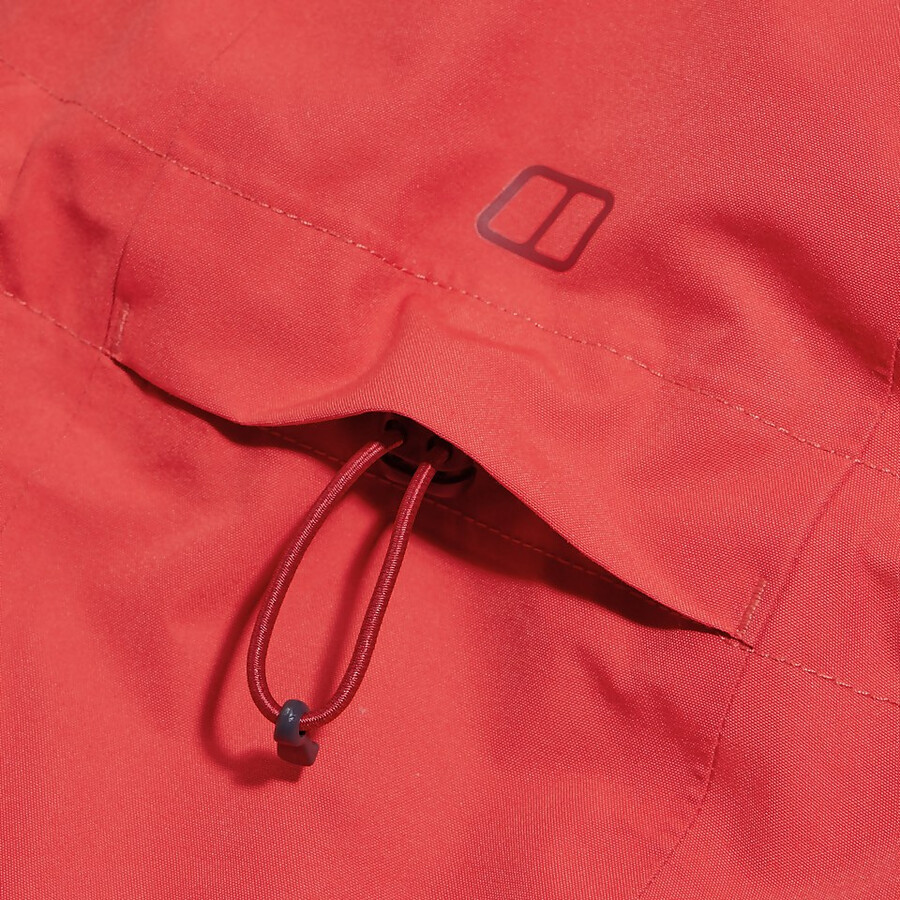womens highraise gore-tex jacket - red berghaus