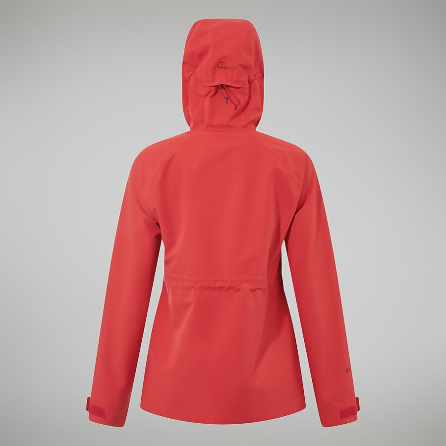 womens highraise gore-tex jacket - red berghaus