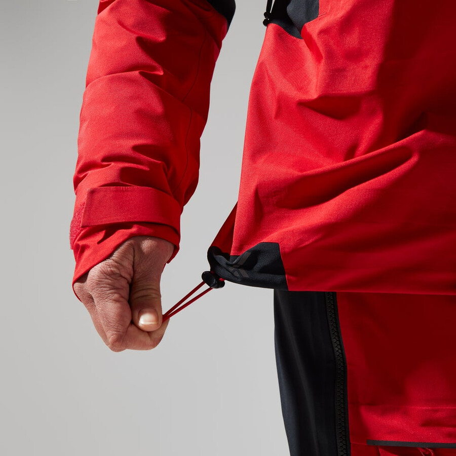 womens mtn guide gore-tex pro jacket - redblack berghaus