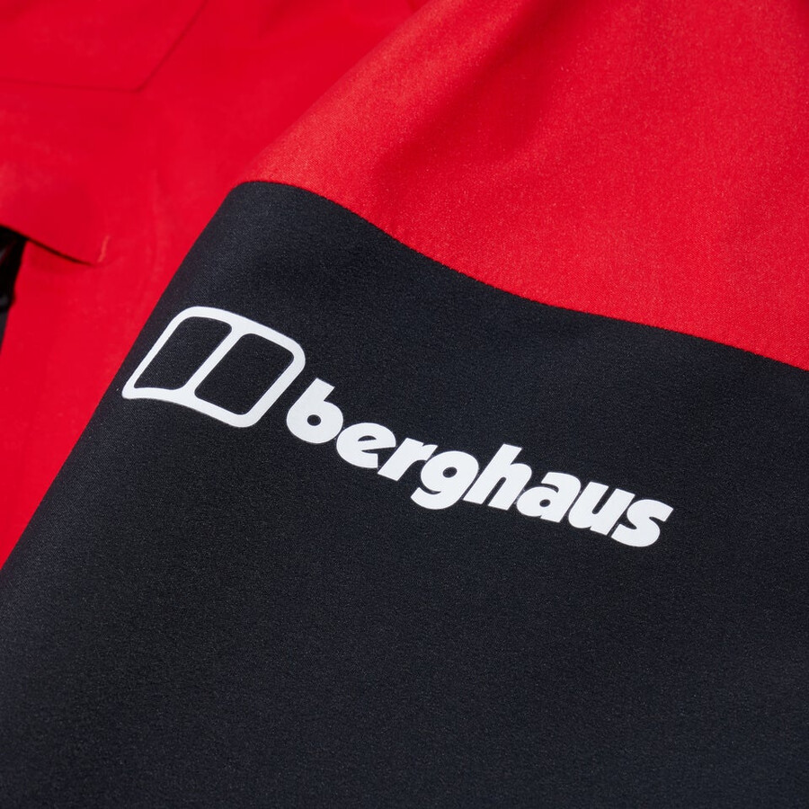 womens mtn guide gore-tex pro jacket - redblack berghaus