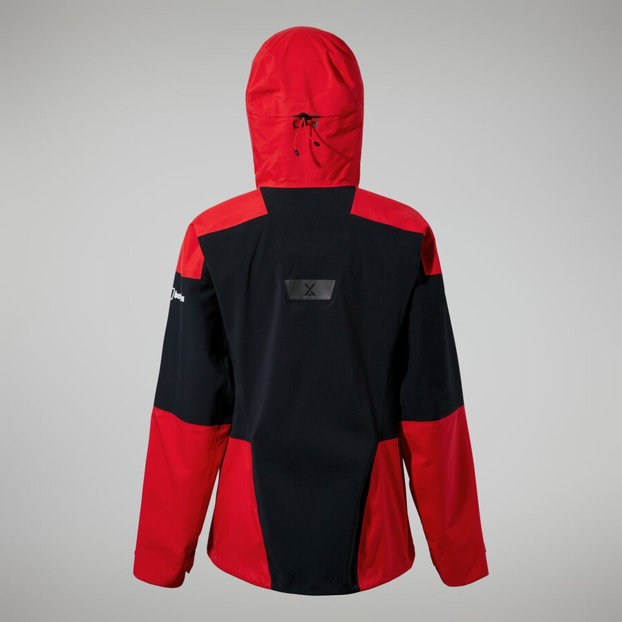 womens mtn guide gore-tex pro jacket - redblack berghaus