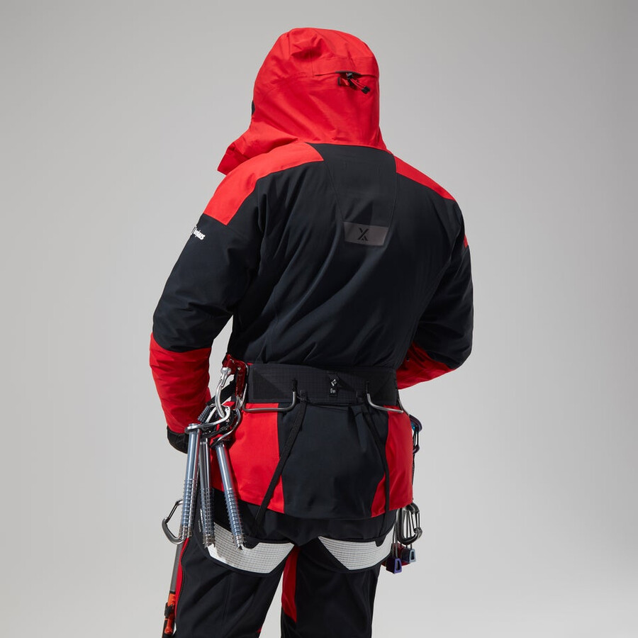 womens mtn guide gore-tex pro jacket - redblack berghaus