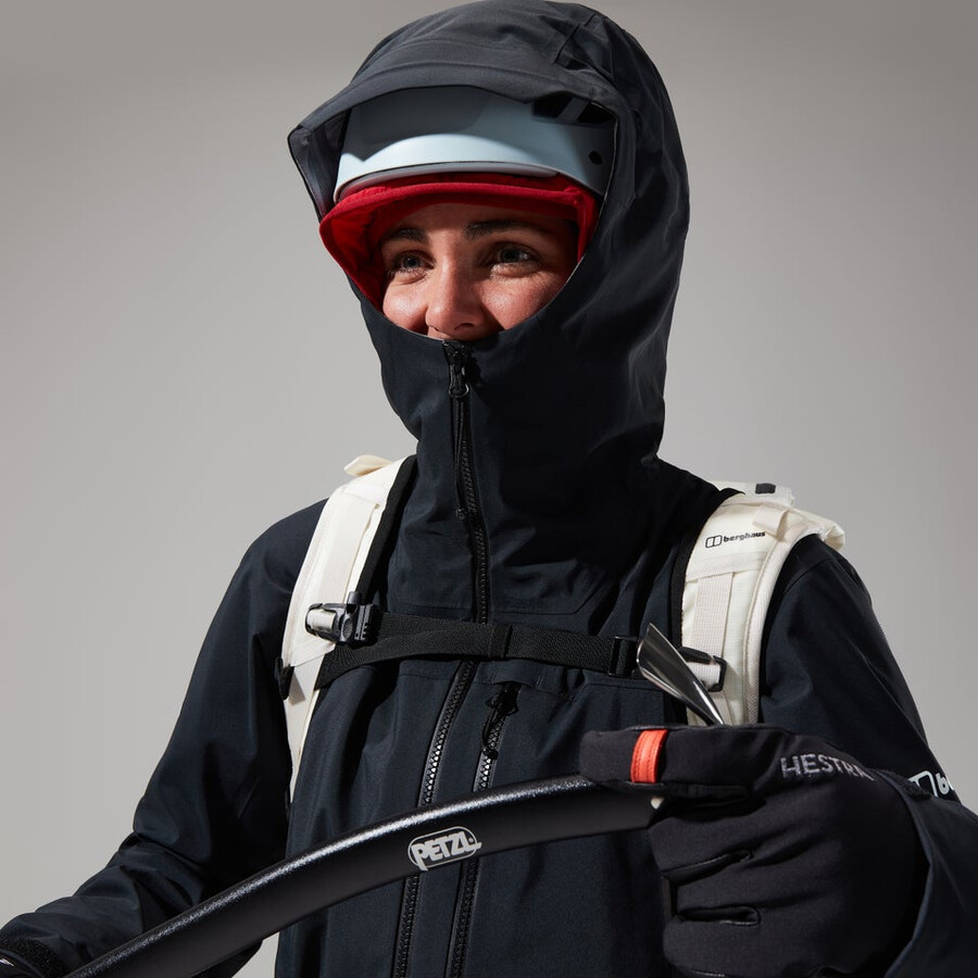 womens mtn seeker gore-tex jacket - black berghaus