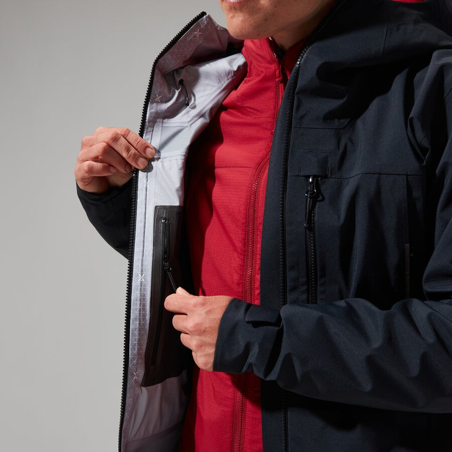 womens mtn seeker gore-tex jacket - black berghaus