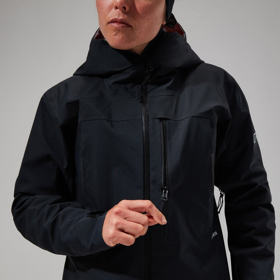 womens mtn seeker gore-tex jacket - black berghaus
