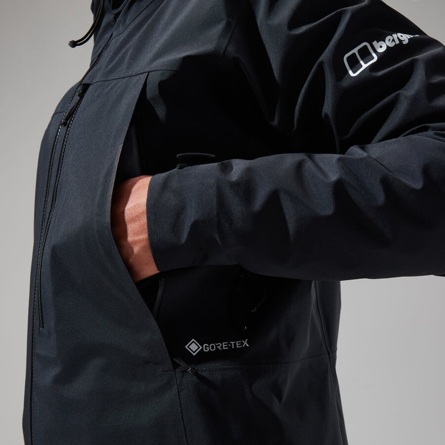 womens mtn seeker gore-tex jacket - black berghaus