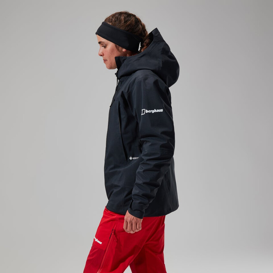 womens mtn seeker gore-tex jacket - black berghaus
