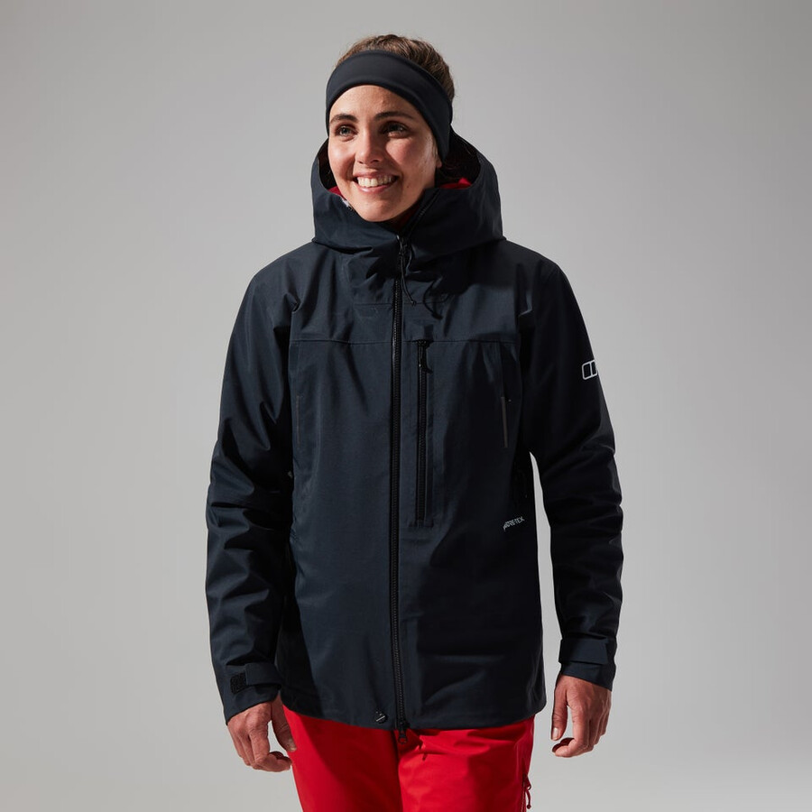 womens mtn seeker gore-tex jacket - black berghaus