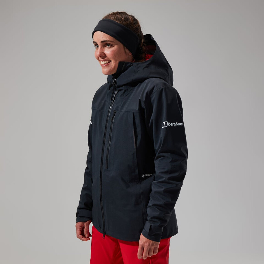 womens mtn seeker gore-tex jacket - black berghaus