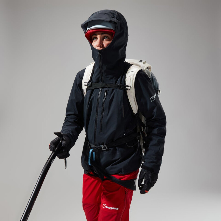 womens mtn seeker gore-tex jacket - black berghaus