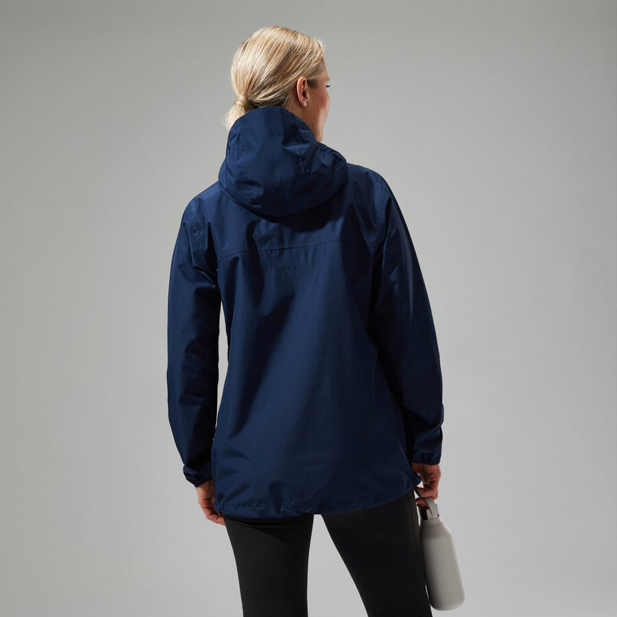 womens deluge pro 3.0 waterproof jacket - blue berghaus