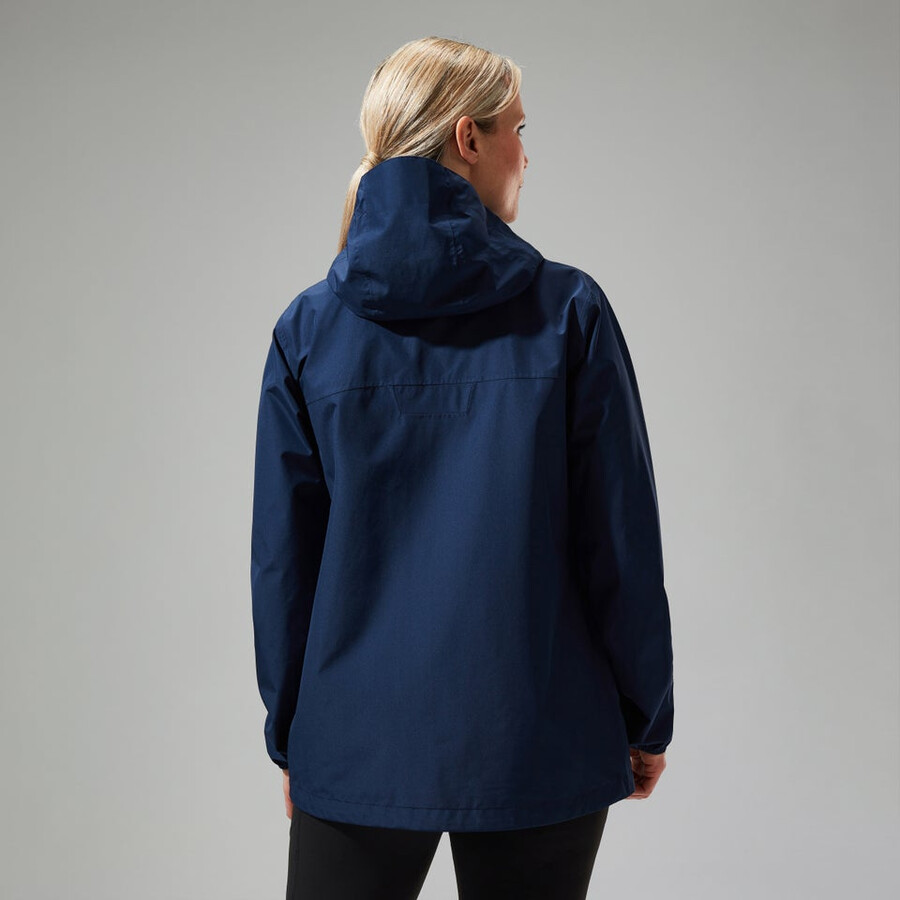 womens deluge pro 3.0 waterproof jacket - blue berghaus