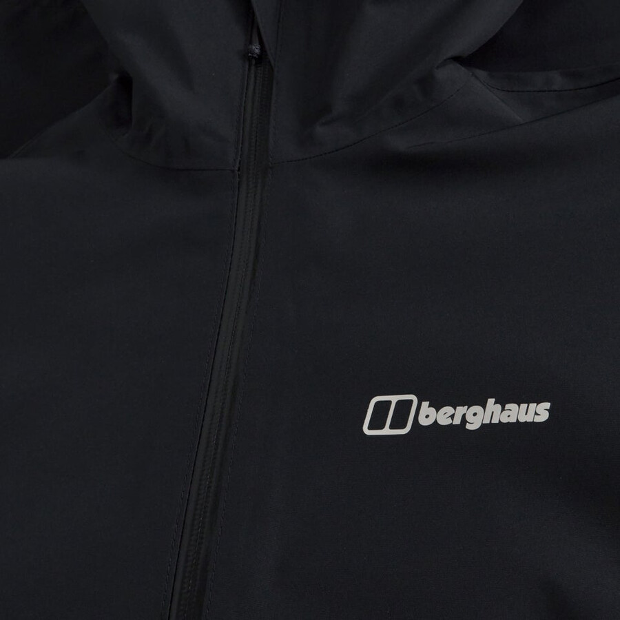 womens bramblfell interactive gore-tex waterproof jacket - black berghaus