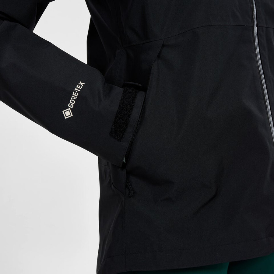 womens bramblfell interactive gore-tex waterproof jacket - black berghaus