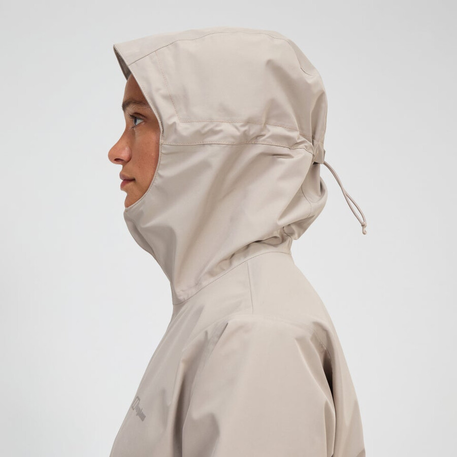 womens bramblfell interactive gore-tex waterproof jacket - grey berghaus