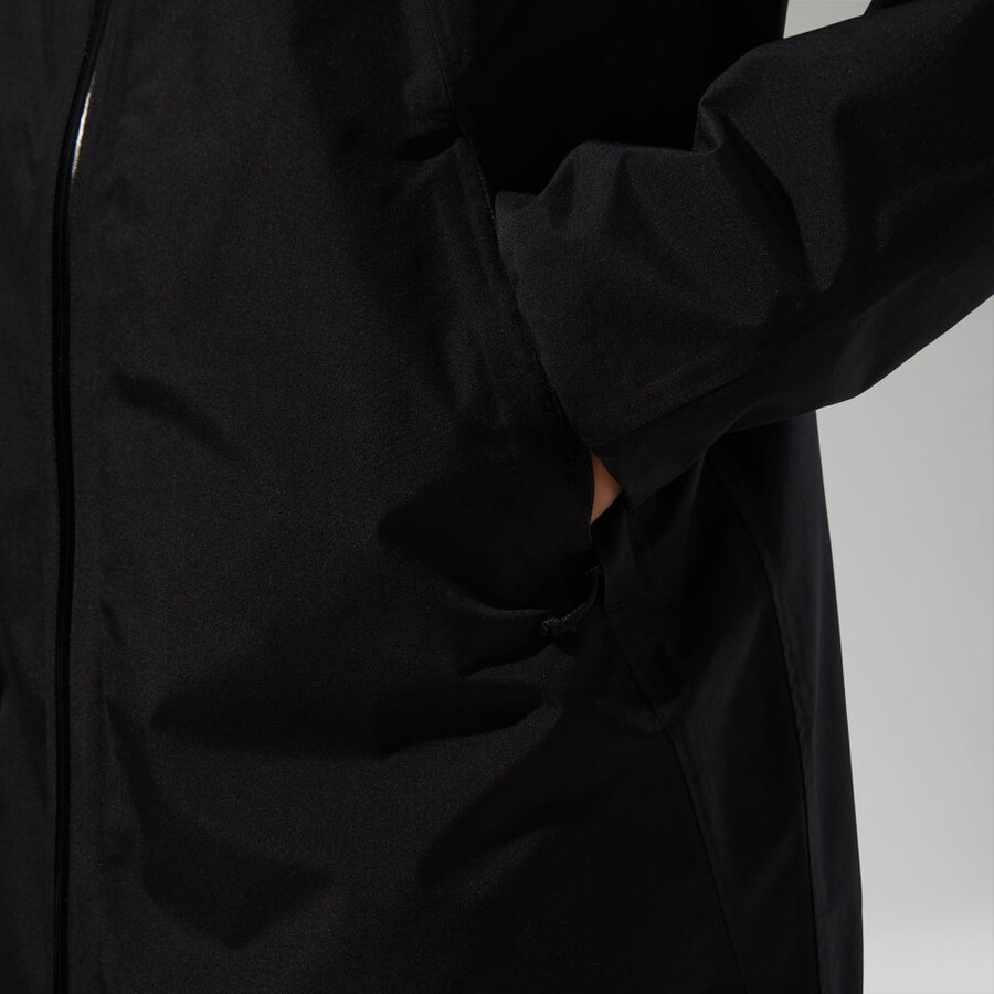 womens ashberry gore-tex waterproof jacket - black berghaus