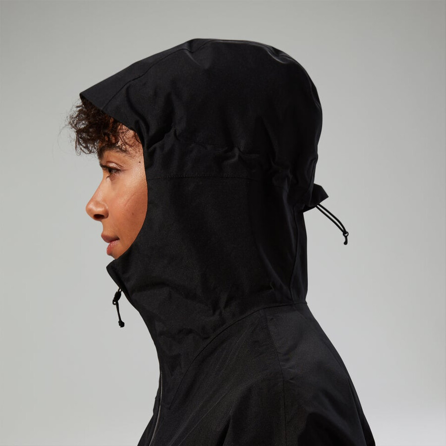 womens ashberry gore-tex waterproof jacket - black berghaus