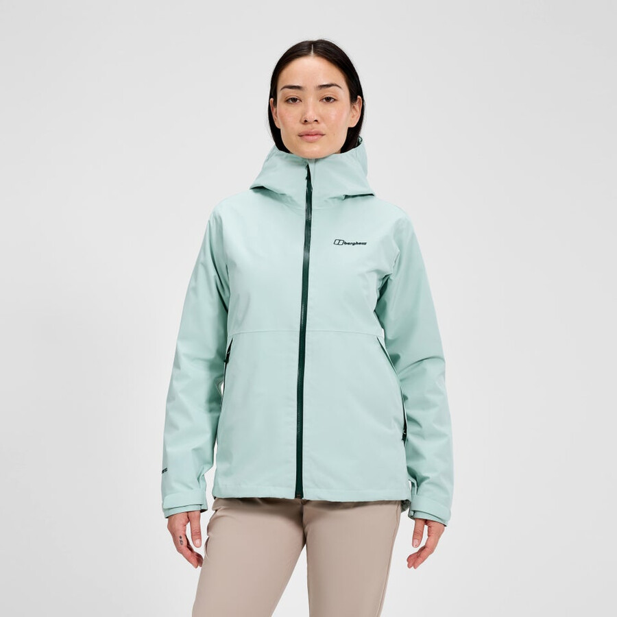 womens bramblfell gemini gore-tex waterproof 3in1 jacket - green berghaus