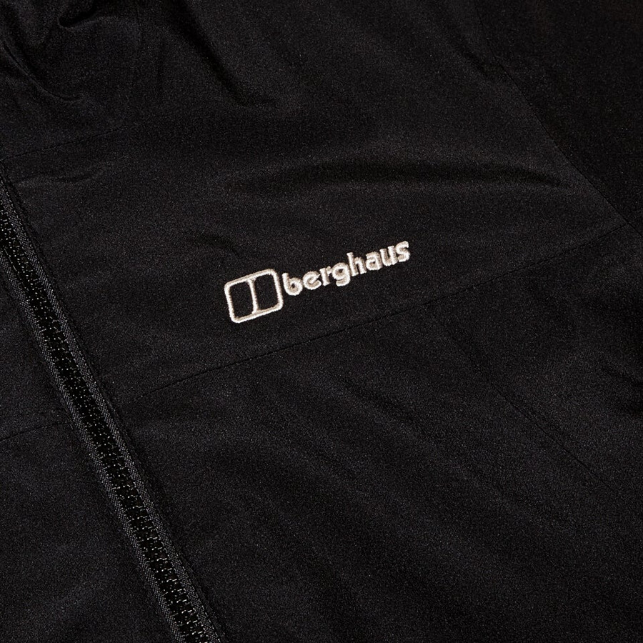 womens deluge pro 3.0 insulated waterproof jacket - black berghaus