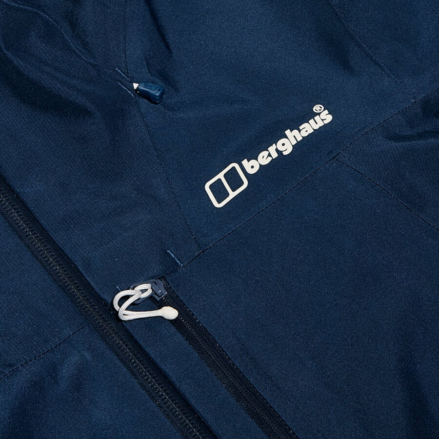 womens ridge-seeker gore-tex waterproof jacket - blue berghaus