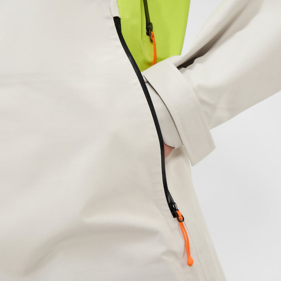 womens ridge-seeker gore-tex waterproof jacket - greyyellow berghaus