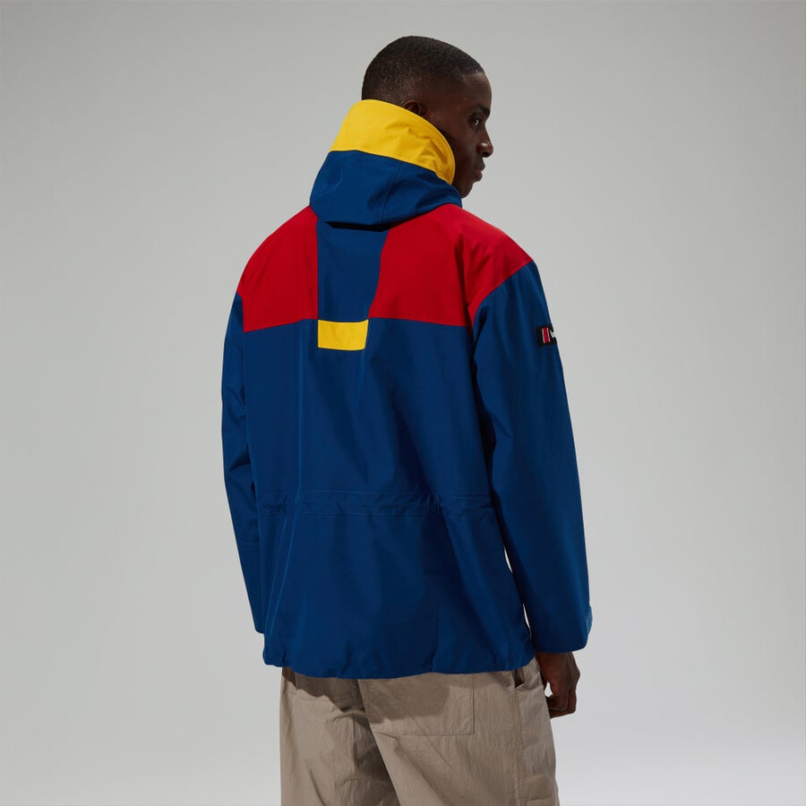 unisex trango gore-tex waterproof jacket - bluered berghaus