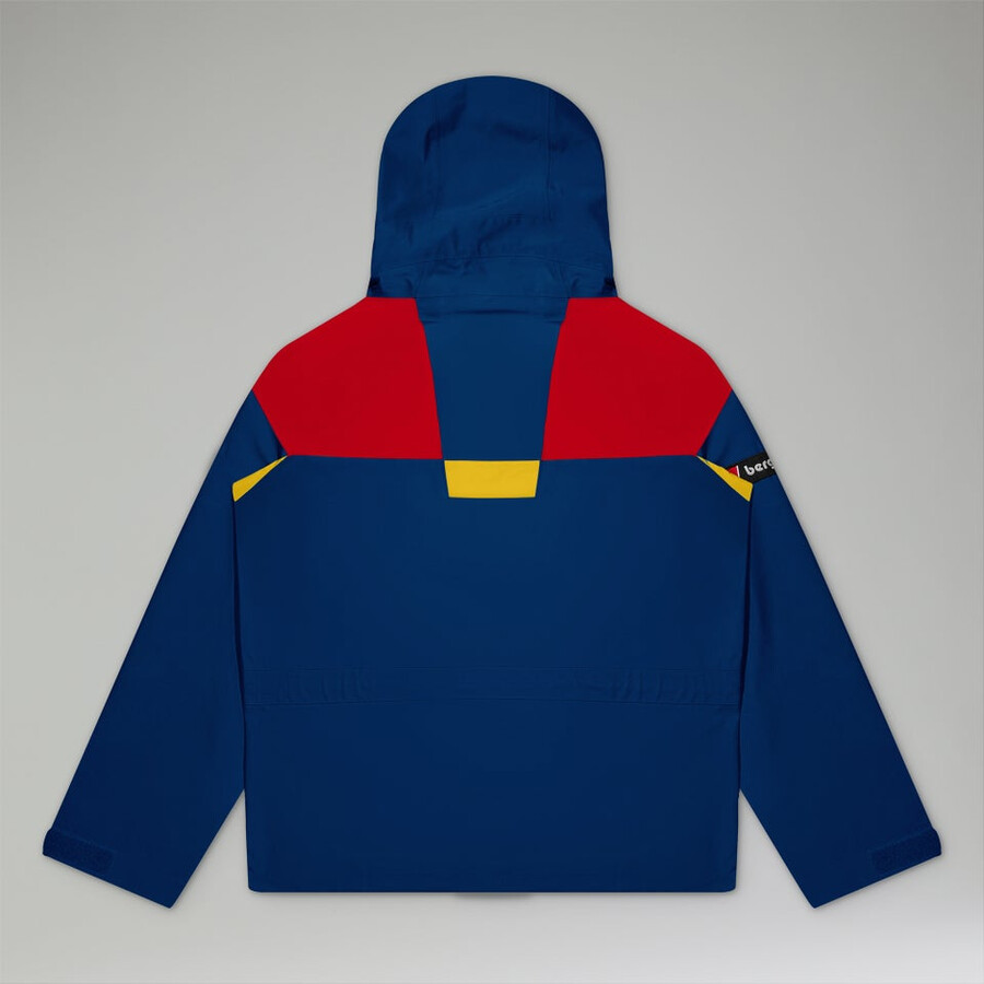 unisex trango gore-tex waterproof jacket - bluered berghaus