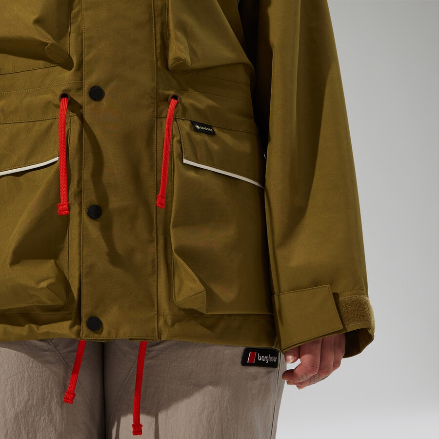 unisex trango gore-tex waterproof jacket - greenbrown berghaus