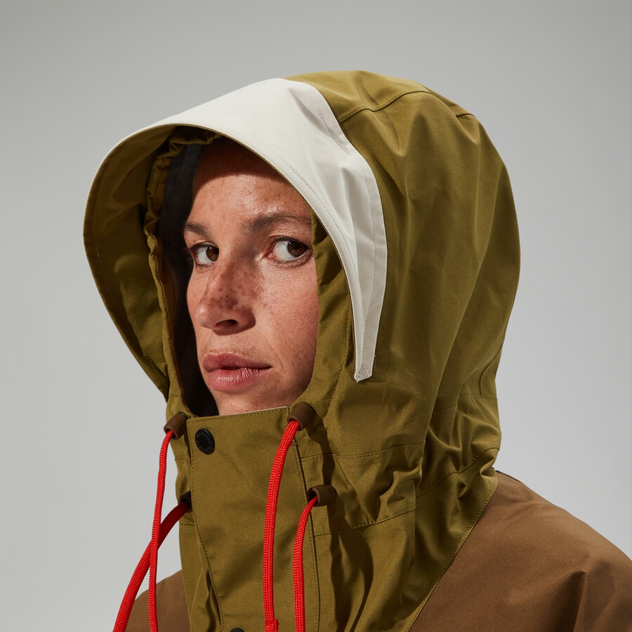 unisex trango gore-tex waterproof jacket - greenbrown berghaus