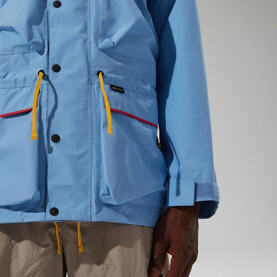 unisex trango gore-tex waterproof jacket - blue berghaus