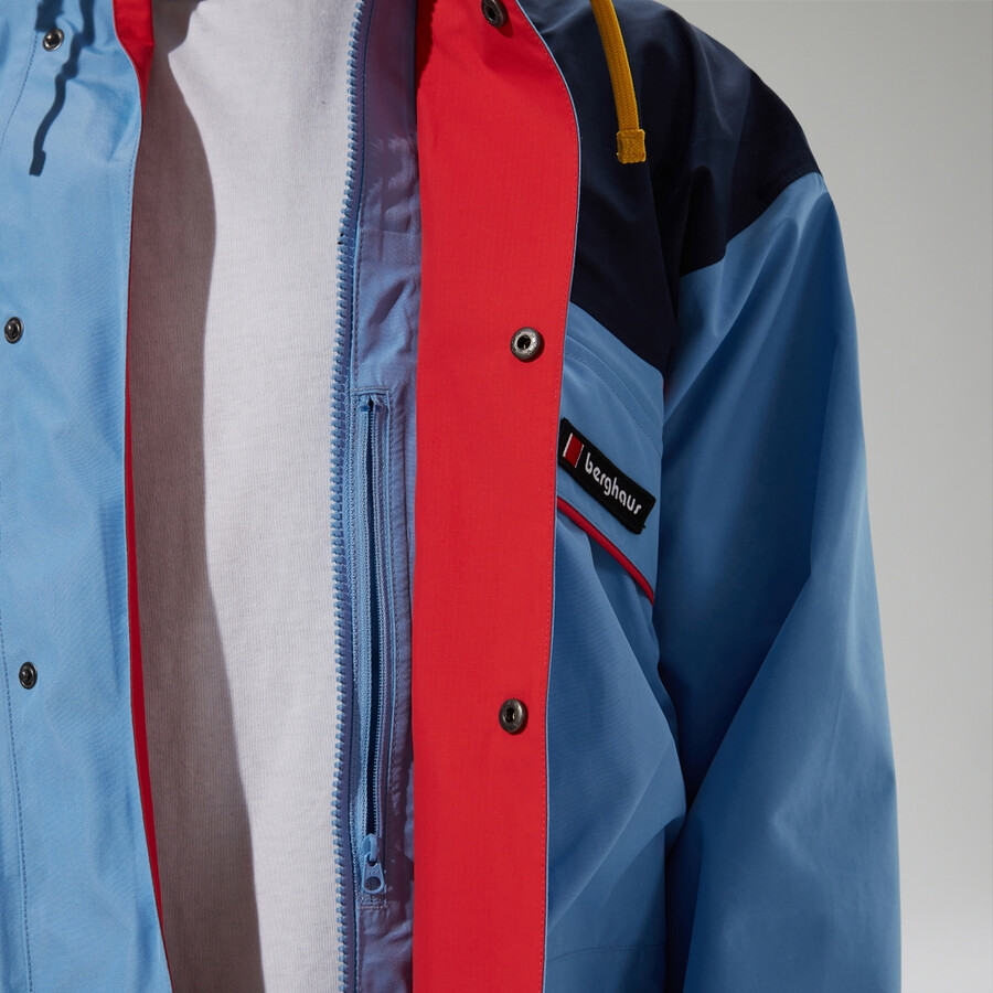 unisex trango gore-tex waterproof jacket - blue berghaus