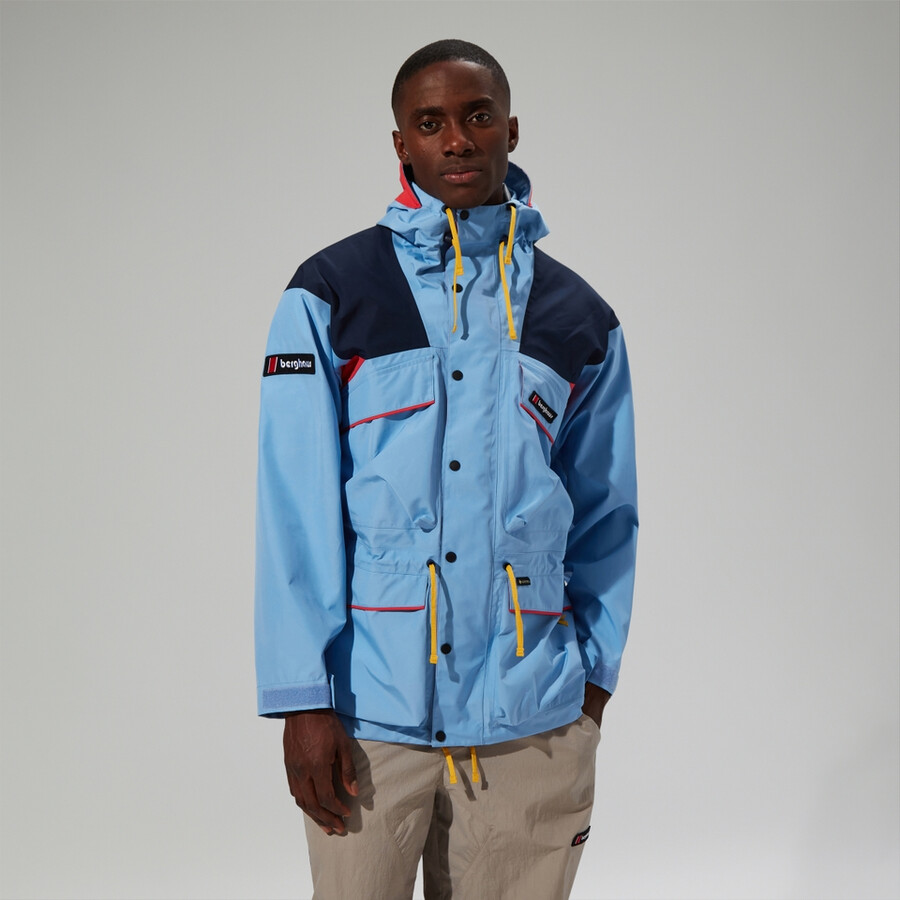 unisex trango gore-tex waterproof jacket - blue berghaus