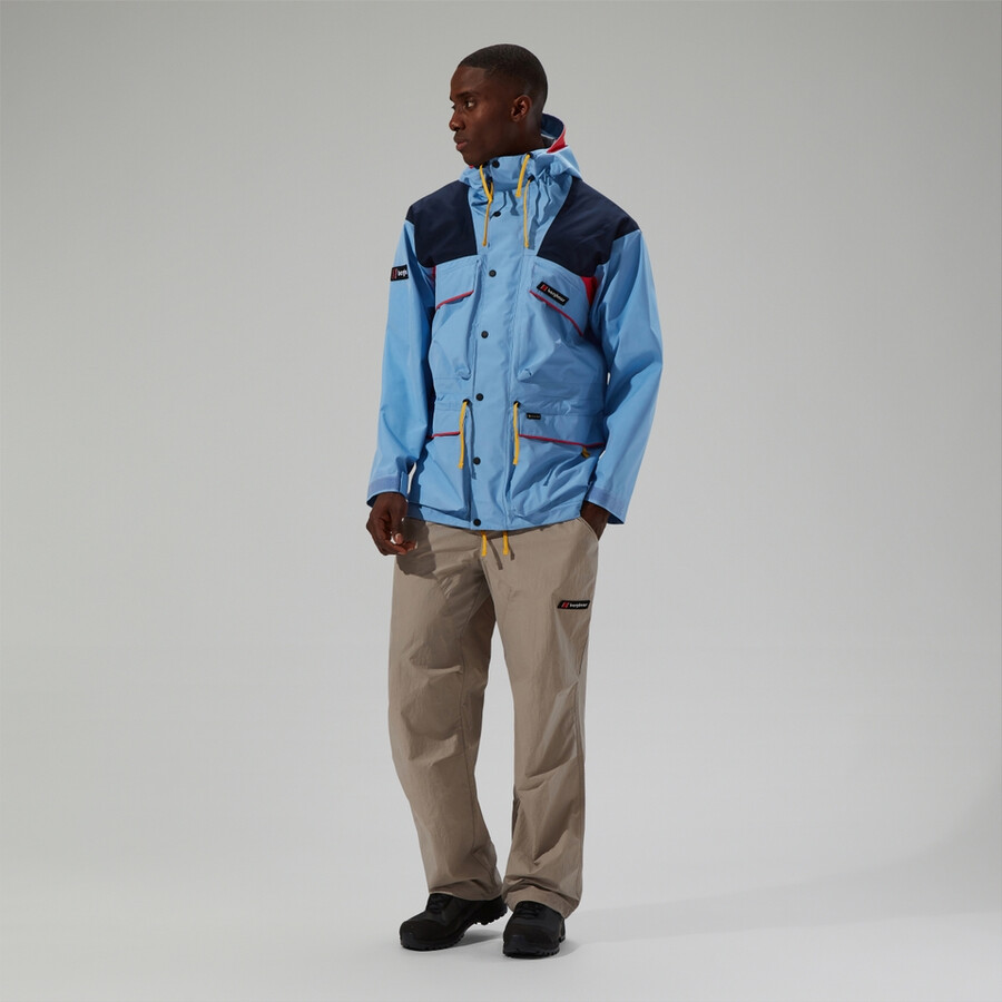 unisex trango gore-tex waterproof jacket - blue berghaus