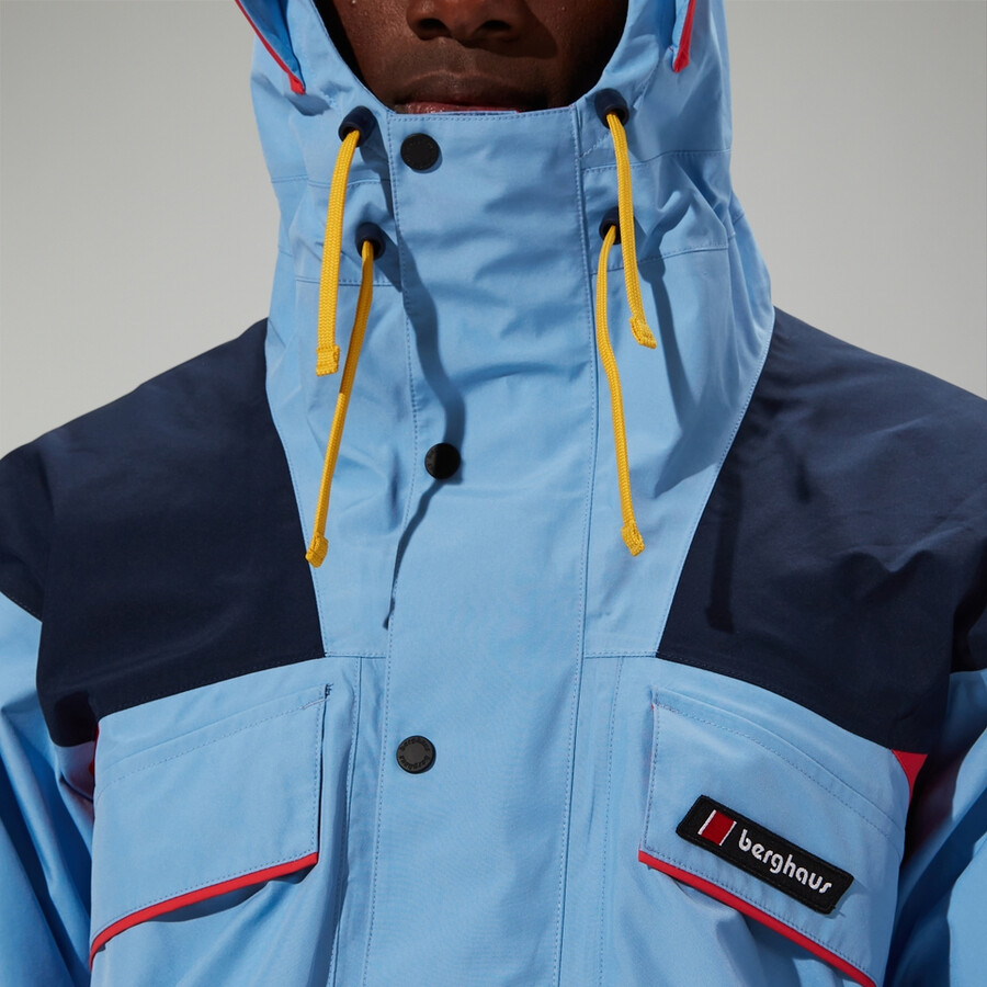 unisex trango gore-tex waterproof jacket - blue berghaus