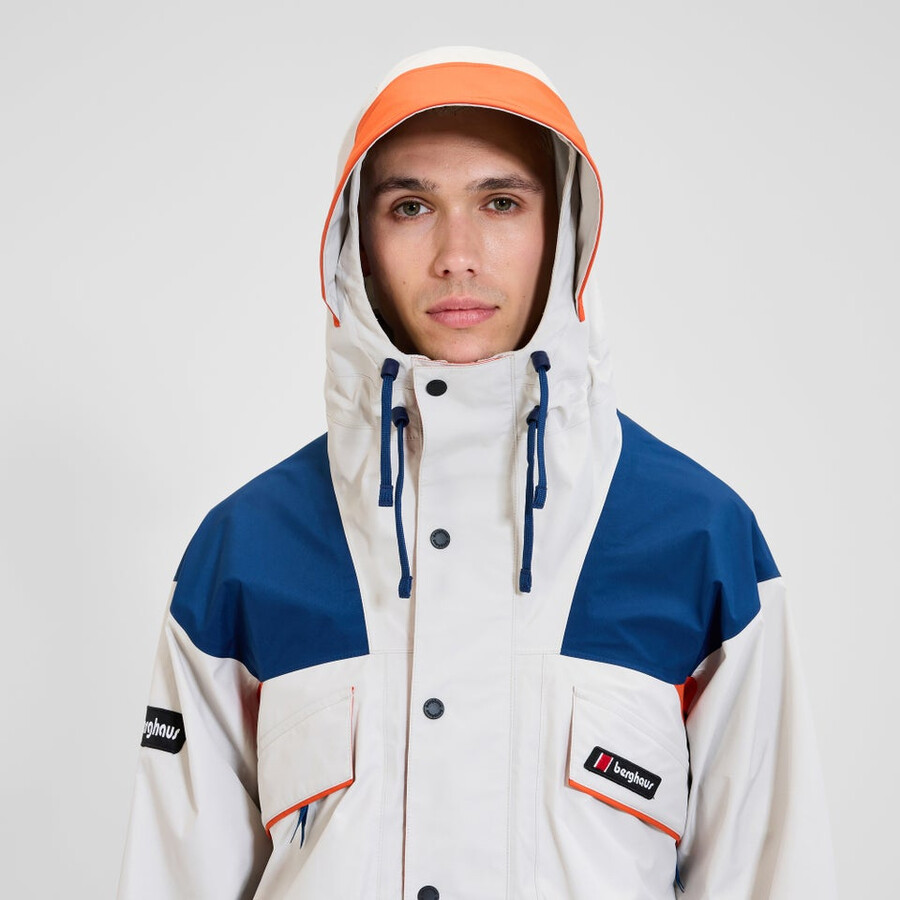 unisex trango gore-tex waterproof jacket - greyblue berghaus