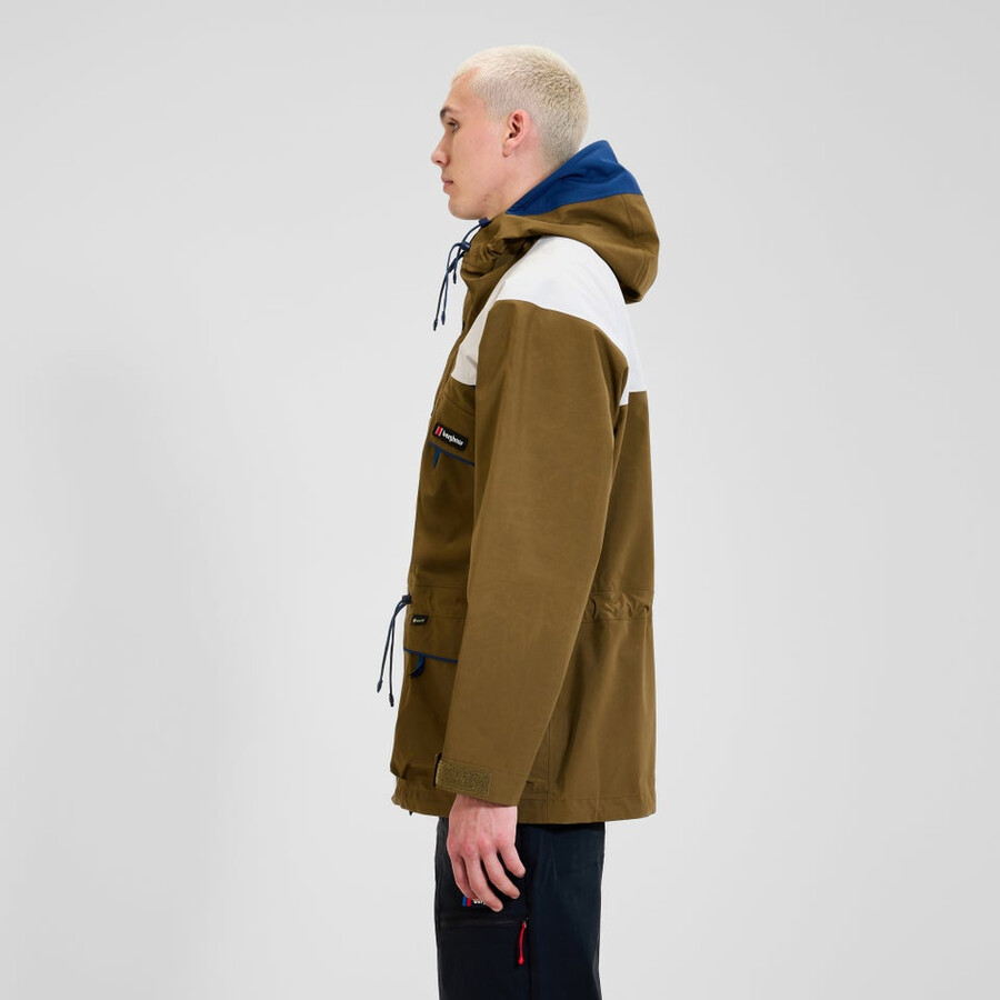 unisex trango gore-tex waterproof jacket - browngrey berghaus