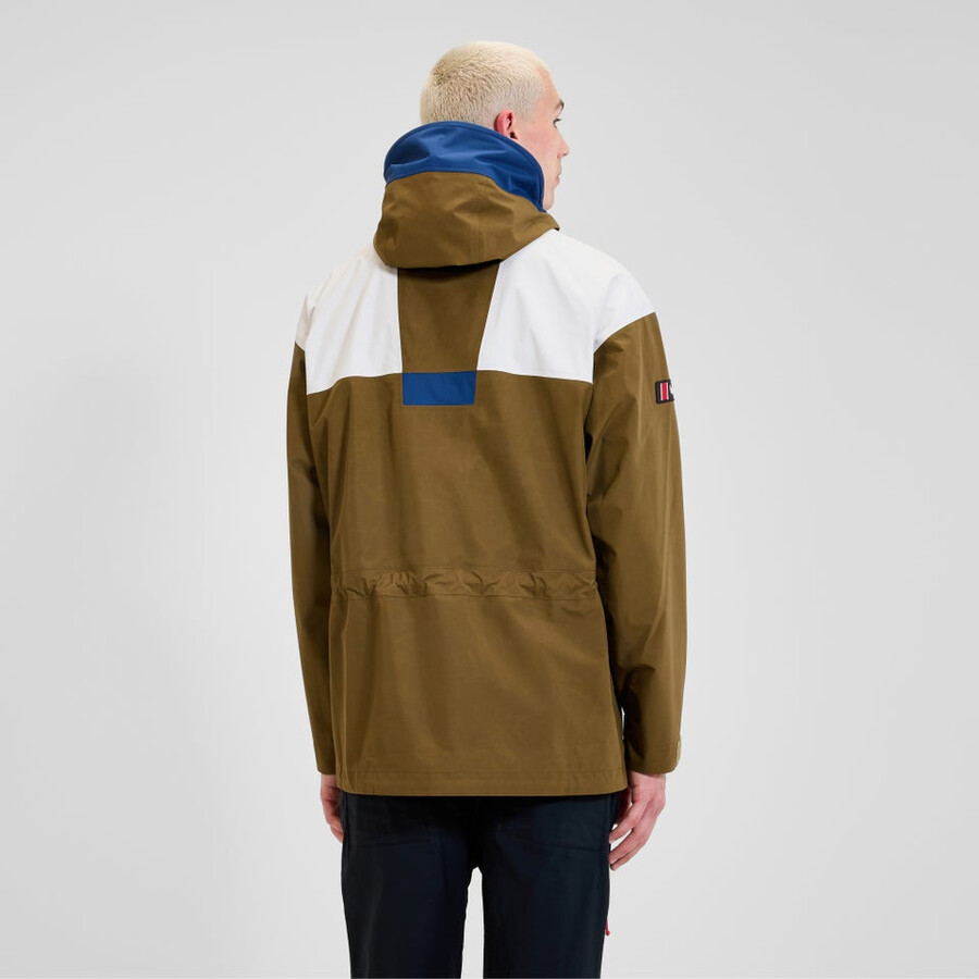 unisex trango gore-tex waterproof jacket - browngrey berghaus