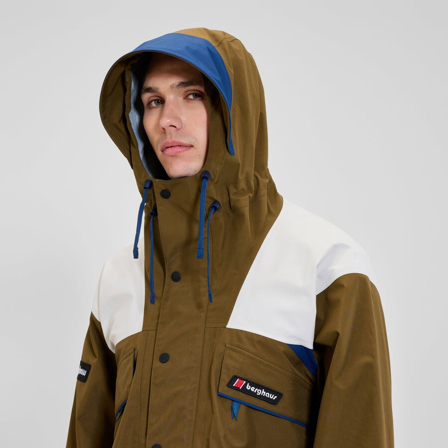 unisex trango gore-tex waterproof jacket - browngrey berghaus