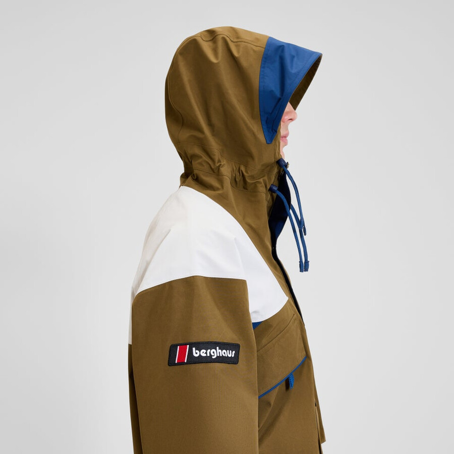 unisex trango gore-tex waterproof jacket - browngrey berghaus